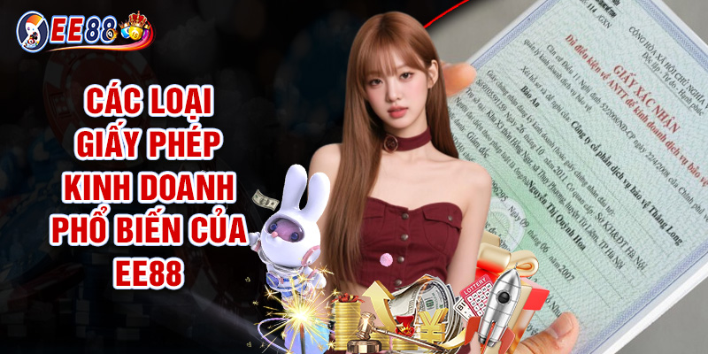 Giấy Phép Kinh Doanh EE88 - Nền Tảng Pháp Lý Cho Doanh Nghiệp 3 Các Loại Giấy Phép Kinh Doanh Phổ Biến Của EE88